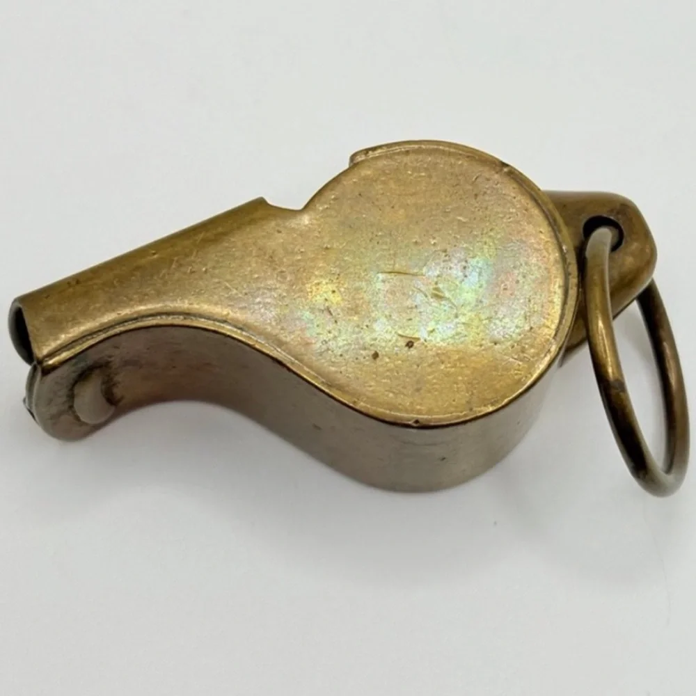 Vintage Brass Thunderer Whistle Made in the USA - Picture 6 of 6